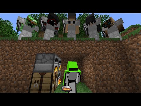 Minecraft Speedrunner VS 5 Hunters GRAND FINALE.