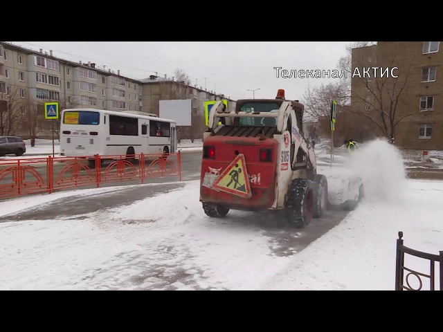 Ангарск в снегу
