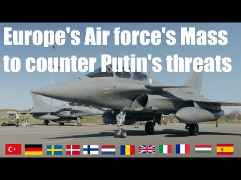 Europe's Jet fighters gather on mass for NATO flagship air exercise