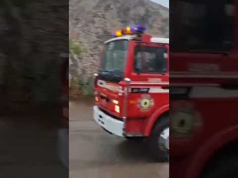 Diego de Almagro quebrada activa #chile #bomberos #bomberosdechile #emergencia #lluvia