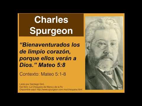 Mateo 5,8. Devocional de hoy. Charles Spurgeon en español.
