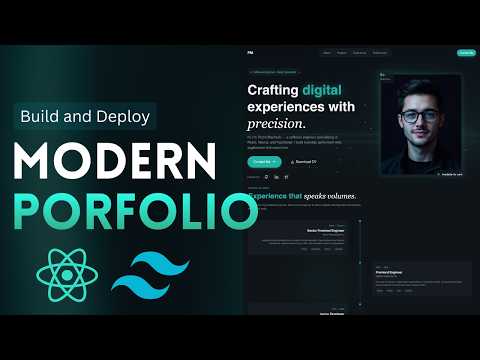 Build and Deploy a Modern Personal Portfolio with ReactJS and TailwindCSS