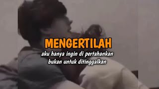 Download lagu MENGERTILAH Story whatsap SEDIH terbaru bikin baper snap wa paling sedih 2020 setatus wa Ig 30 detik mp3 Download lagu MENGERTILAH Story whatsap SEDIH terbaru bikin baper snap wa paling sedih 2020 setatus wa Ig 30 detik mp3