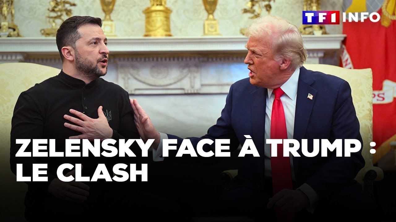 Zelensky face à Trump : le clash｜TF1 INFO