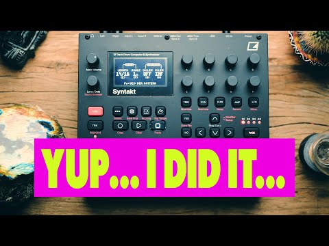 Elektron SYNTAKT: Turning it on for the first time! (TUTORIAL)