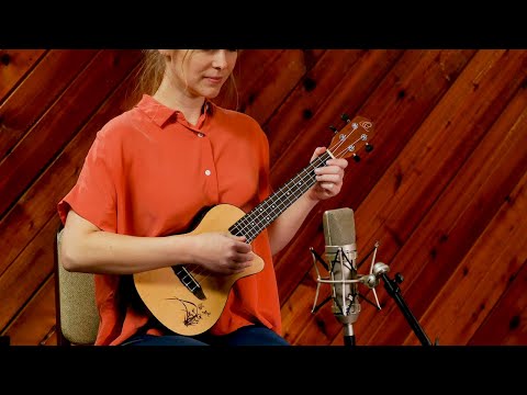 Bonfire Concert Ukulele w/ Electronics and Tuner by Ortega Guitars - Spruce Top - RU5CE