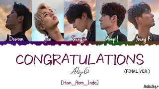Download lagu DAY6 - 'Congratulations' Lyrics/Lirik Terjemahan Indonesia Han_Rom_Indo mp3 Download lagu DAY6 - 'Congratulations' Lyrics/Lirik Terjemahan Indonesia Han_Rom_Indo mp3