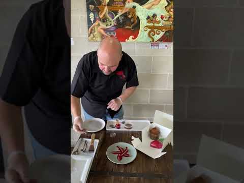 Sabor Dessert Bar - Sticky Date Pudding & Sabor's Cocoa Bean Plate up