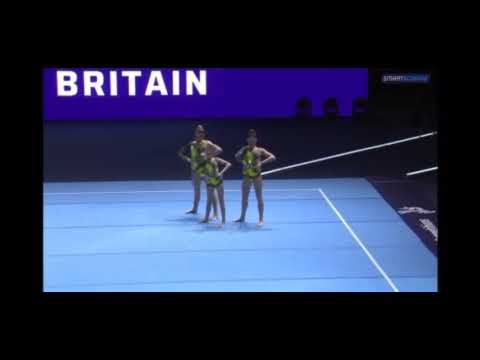 2022 WG Dynamic Qualifying (12-18) - Chloe, Charlotte, Imogen - World Acrobatics - GBR - Richmond