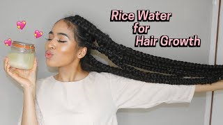 How to Make Rice Water Super Hair Growth Treatment! 2 ways | Lana Summer