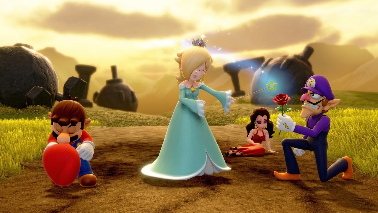 【スーパー マリオパーティ ジャンボリー】ミニゲーム ファニー  *マリオ vs ロゼッタ vs ポリーン vs ワルイージ* 伝統衣装対決 (最強CPU｢たつじん」)