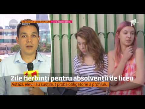 Absolvenţii claselor a 12-a au zile fierbinţi. Nu doar din cauza căldurii cât a ...