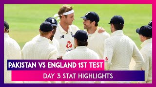 PAK vs ENG 1st Test Day 3 Stat Highlights: Bowlers Keep Pakistan Lead In Check With Regular Wickets - DAY