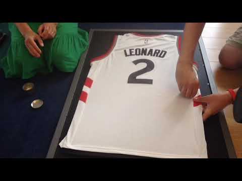 YouTube video about: How to frame a basketball jersey?
