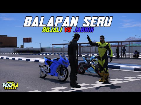 Balapan Seru Rojali Vs Jabrix - Serial Rojali Remake