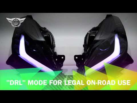 Chevrolet Corvette C7 ColorSHIFT DRL Headlight Conversion Kit from ORACLE Lighting