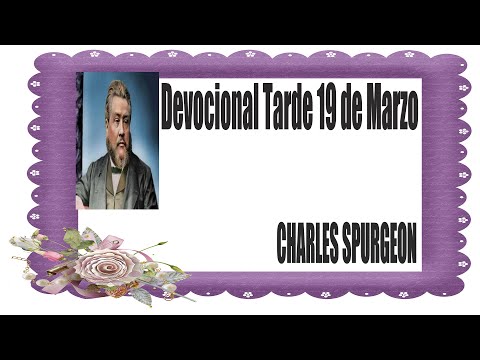 Devocional/Charles Spurgeon/Tarde 19 de Marzo - "Y ella comió, y se sació, y se fue".Rut 2:14