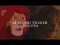 The Lion King Trailer 1994 2019