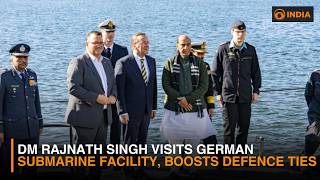 DM Rajnath Singh visits German submarine facility, boosts defence ties