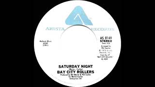 1975 HITS ARCHIVE: Saturday Night - Bay City Rollers (a #1 record--stereo 45)