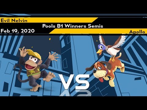 [Smash Ultimate] Xeno201 (Pools B1 Winners Semis) - Evil Nelvin vs Apollo