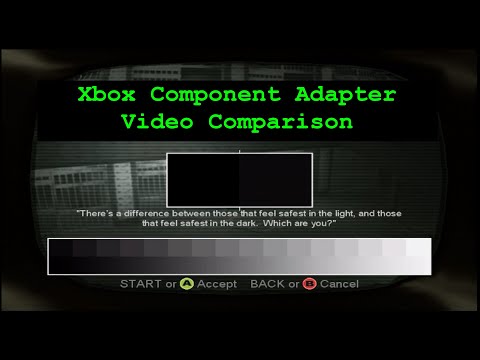 Xbox Component Adapter Video Comparison
