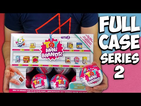 Unboxing a FULL CASE of Toy Mini Brands Series 2 - Part 1