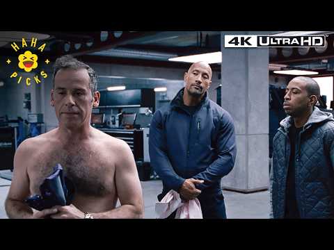 Salesman Mocks Hobbs and Tej… Then Loses His Clothes | Fast & Furious 6
