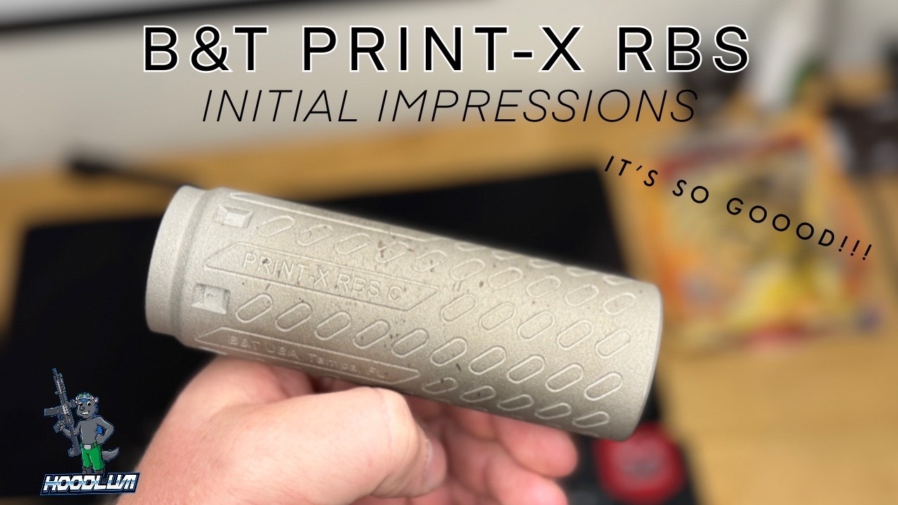 B&T RBS PRINT-X Gen2 Compact garso slopintuvas 5.7mm B&T RBS PRINT-X Gen2 Compact garso slopintuvas 5.7mm