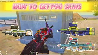 how to get p90 skins in bgmi | how to get p90 skin in pubg | how to get p90 skin | p90 damage