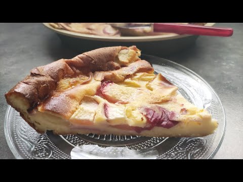 recette : clafoutis nectarines comme un flan !