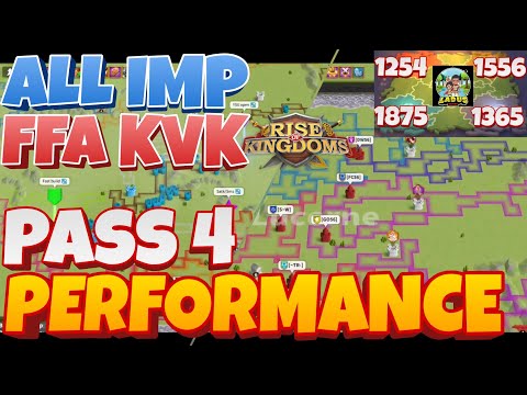 12 Hours into Pass 4 Opening, KvK Performance Update; RoK SoC FFA All Imperium KvK