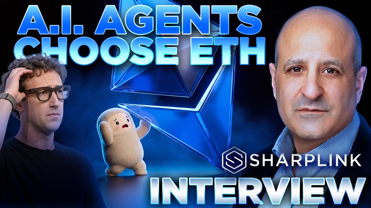 Meta Muse A.I. Agents Need ETH 🤖 SharpLink CEO Interview
