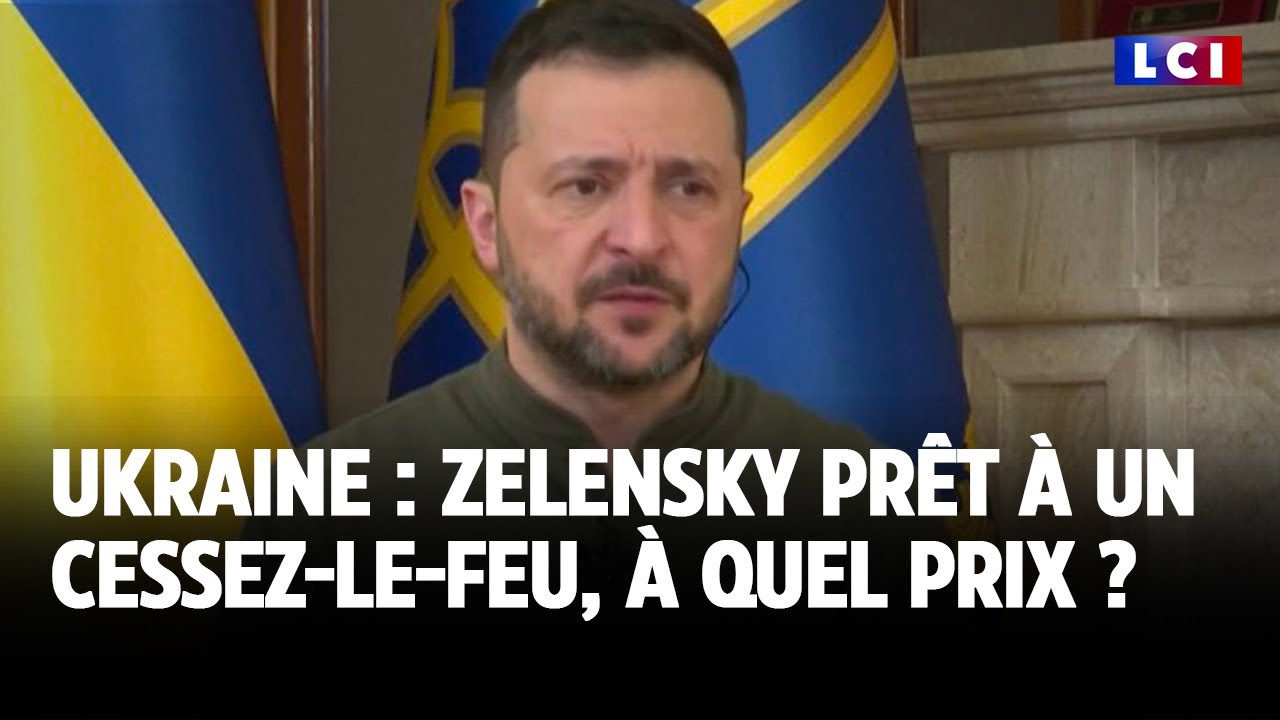 Guerre en Ukraine : Zelensky prêt à un cessez-le-feu, à quel prix ?｜LCI