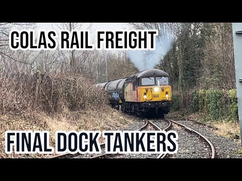 Class 56 SWANSONG for Total Colas Ribble Rail Oil Tanker moves 56049 20/1/25