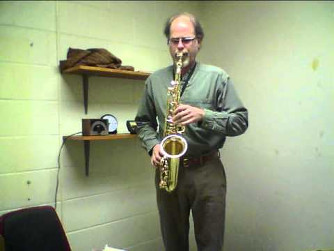 Astor Piazzolla Tango Etude #5, Jeffrey Collins, saxophone