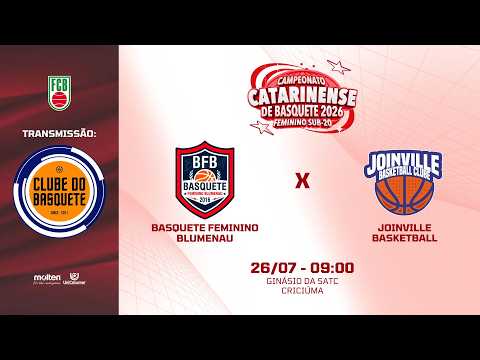 3º LUGAR: BFB BLUMENAU X JOINVILLE BASKETBALL | CATARINENSE DE BASQUETE FEMININO SUB-20 - 2026