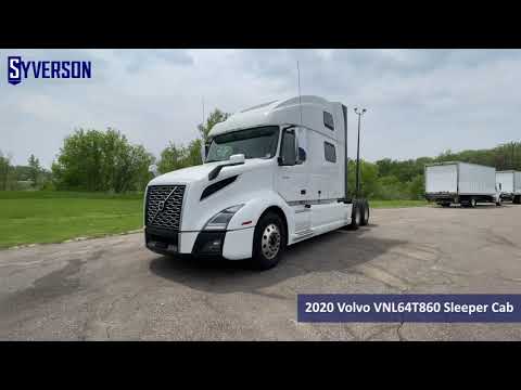 2020 Volvo VNL64T860 Raised Roof Sleeper Cab Walkthrough Video
