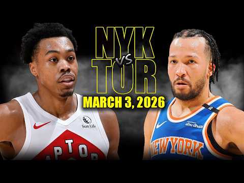 New York Knicks vs Toronto Raptors Full Game Highlights – March 3, 2026 | NBA Season