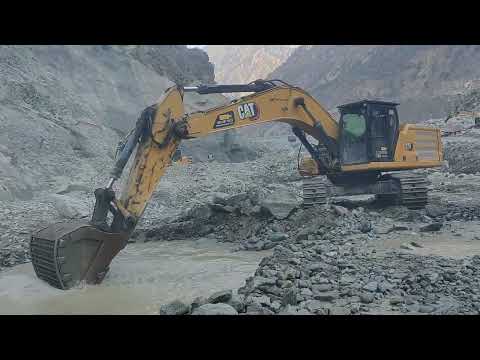 #Active Exveater chaterpiller #underground #waterfall #fantastic Exvication & Loading wheels 