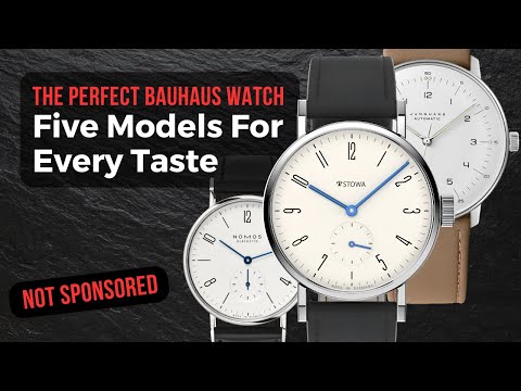 Top 5 Bauhaus-Inspired Wrist Watches for 2025 | Minimalist Timepieces with Timeless Design