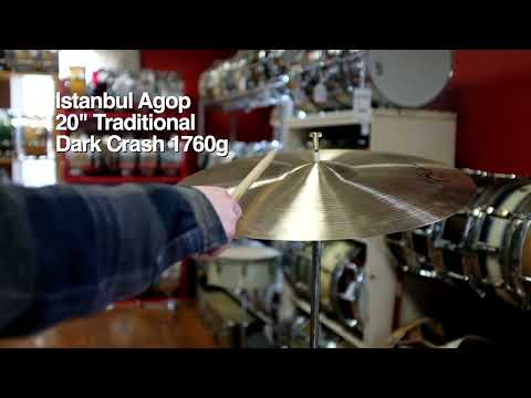 Istanbul Agop 20" Traditional Dark Crash 1760g image 5