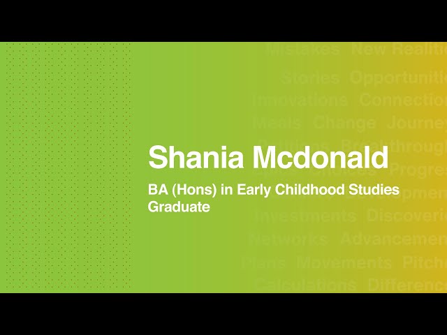 BA (Hons) in Early Childhood Studies - DK876