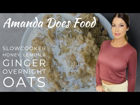 Slowcooker Honey, Lemon & Ginger Oats
