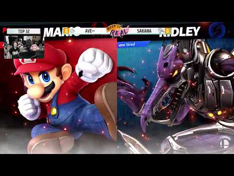 Keep it REAL Summer Splash Top 32 - GUMP2 | Ave~ (Mario) vs GUMP2 | Sakana (Ridley)