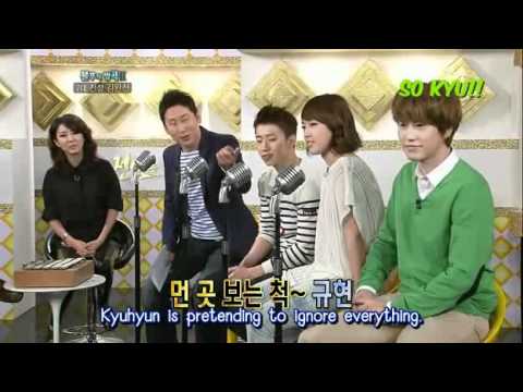Eng-  KyuHyun Talk about Scary Fan Immortal Song2 Cut [Hae-Ann]