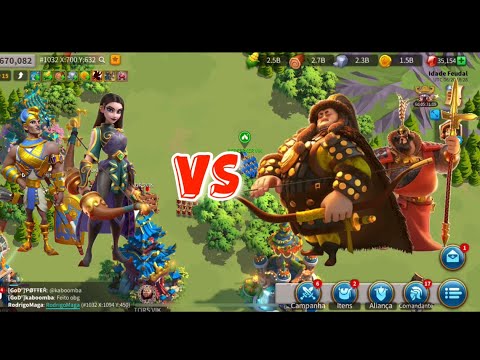 Khan/Xiang Yu vs Artemísia/Ramesses - Rise of Kingdoms RoK