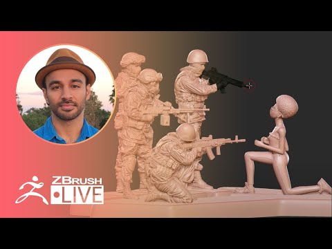 3D Modeling a Scene from a Photograph in ZBrush - Aiman Akhtar - ZBrush 2020 - Part 2