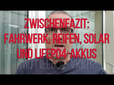 Zwischenfazit Fahrwerk, Reifen, LiFePo-Akkus etc. - Clever Runner 636 #46