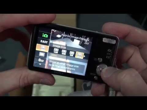 Sony DSC-W350 cyber shot digital camera unboxing распаковка